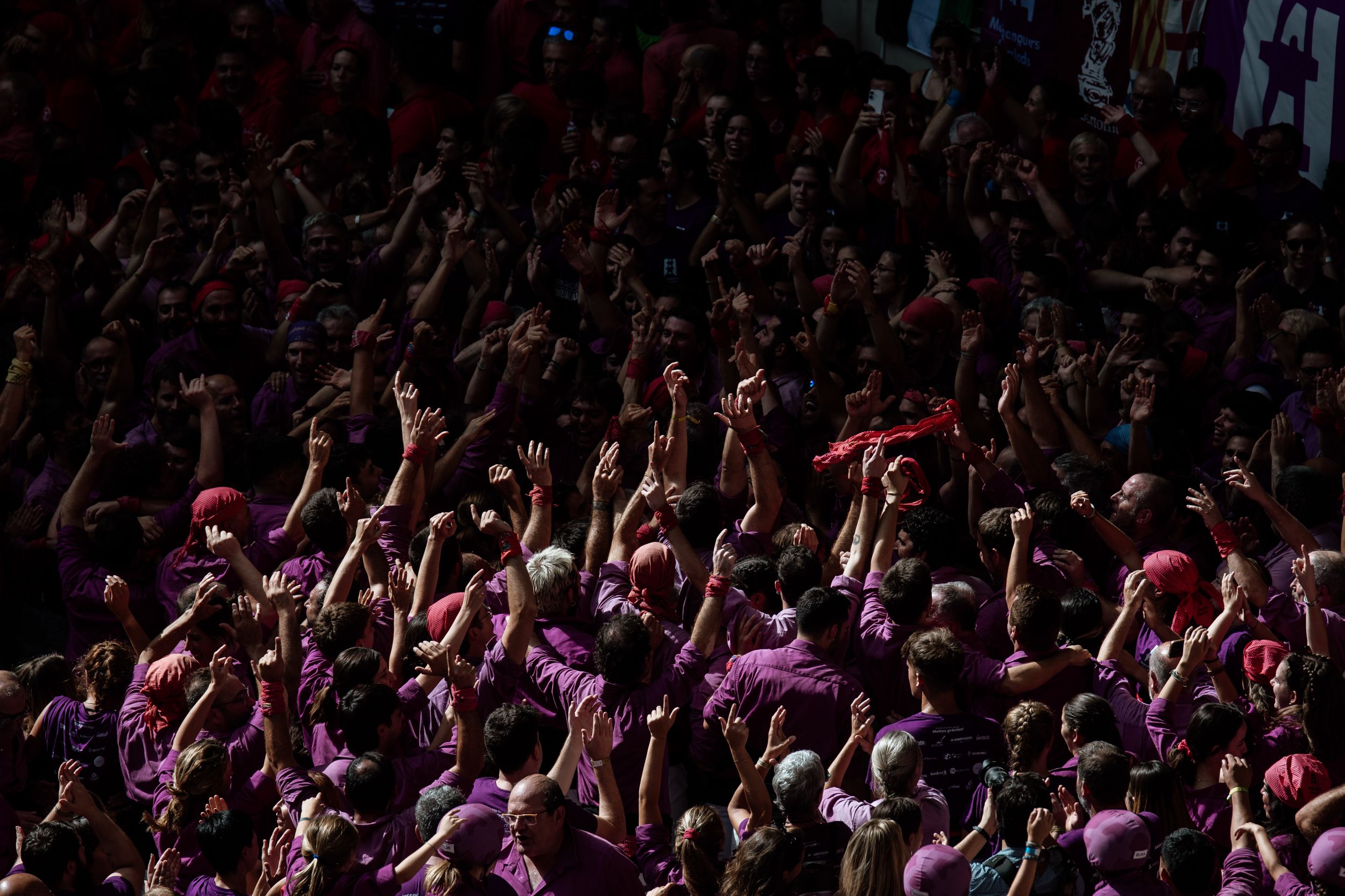 Les millors imatges de la jornada de diumenge del Concurs de Castells 2024