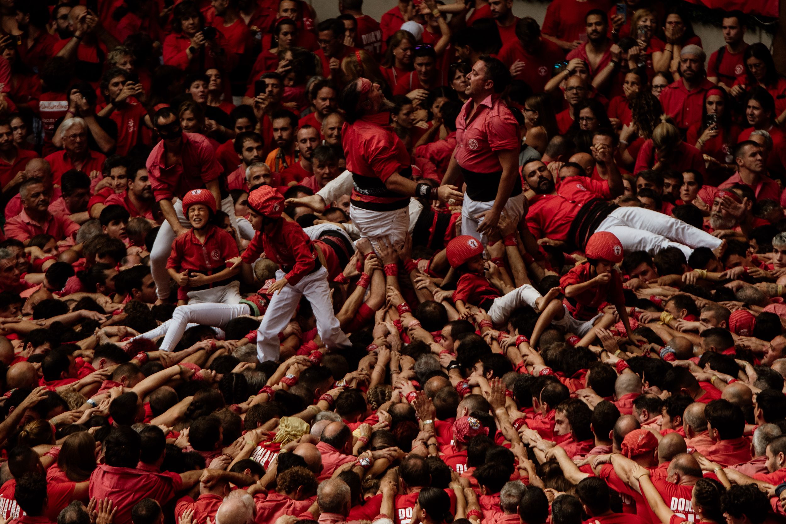 Les millors imatges de la jornada de diumenge del Concurs de Castells 2024