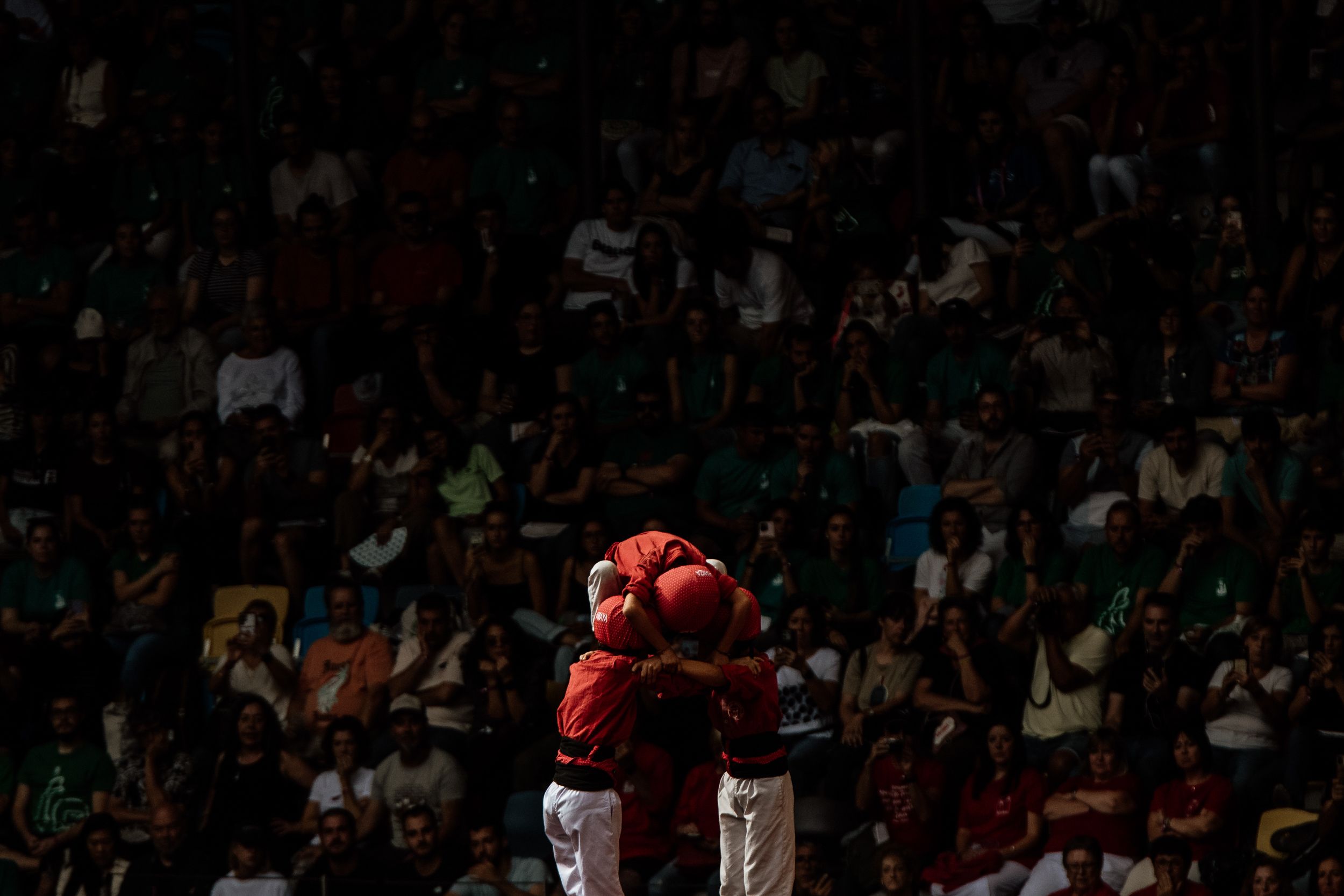 Les millors imatges de la jornada de diumenge del Concurs de Castells 2024