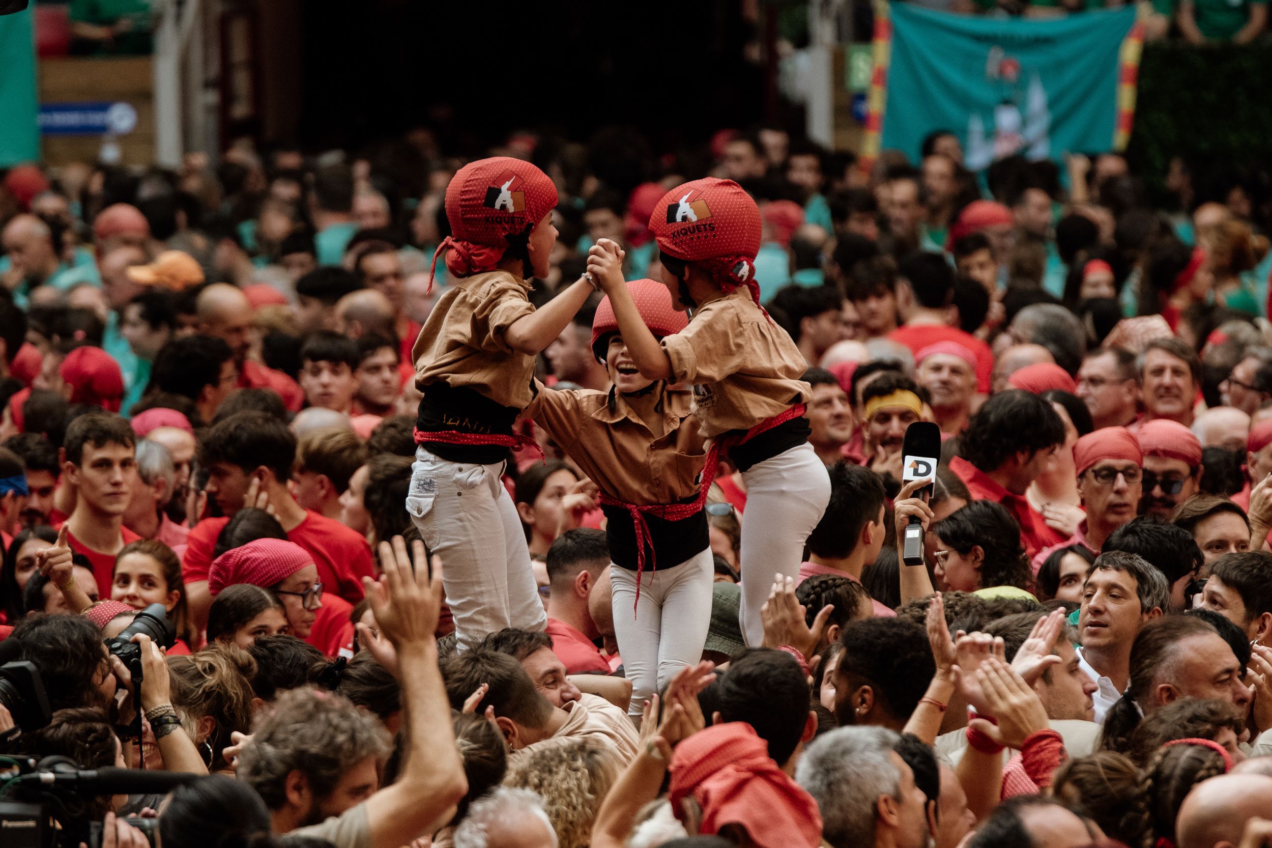 Les millors imatges de la jornada de diumenge del Concurs de Castells 2024