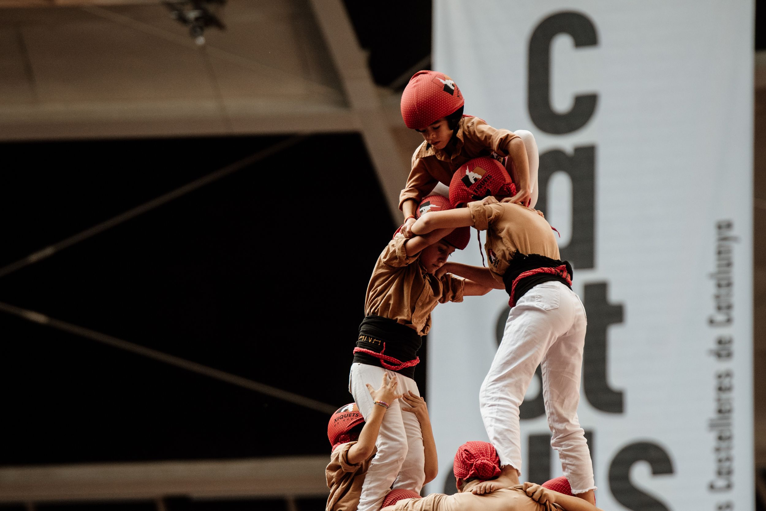 Les millors imatges de la jornada de diumenge del Concurs de Castells 2024