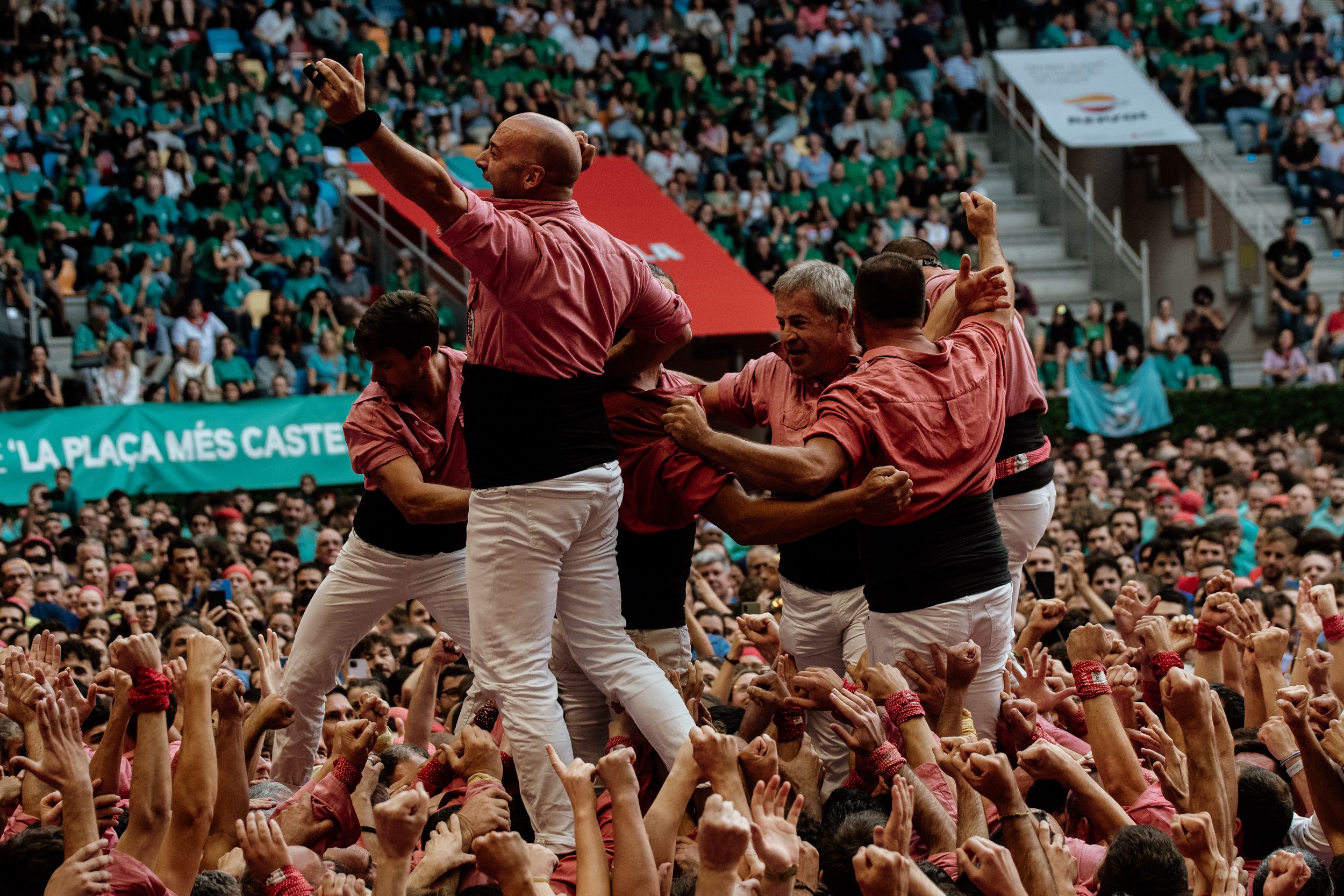 Les millors imatges de la jornada de diumenge del Concurs de Castells 2024