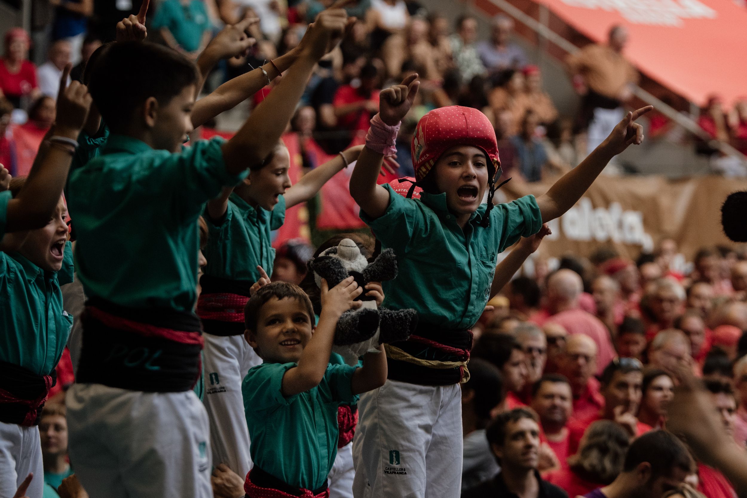 Les millors imatges de la jornada de diumenge del Concurs de Castells 2024