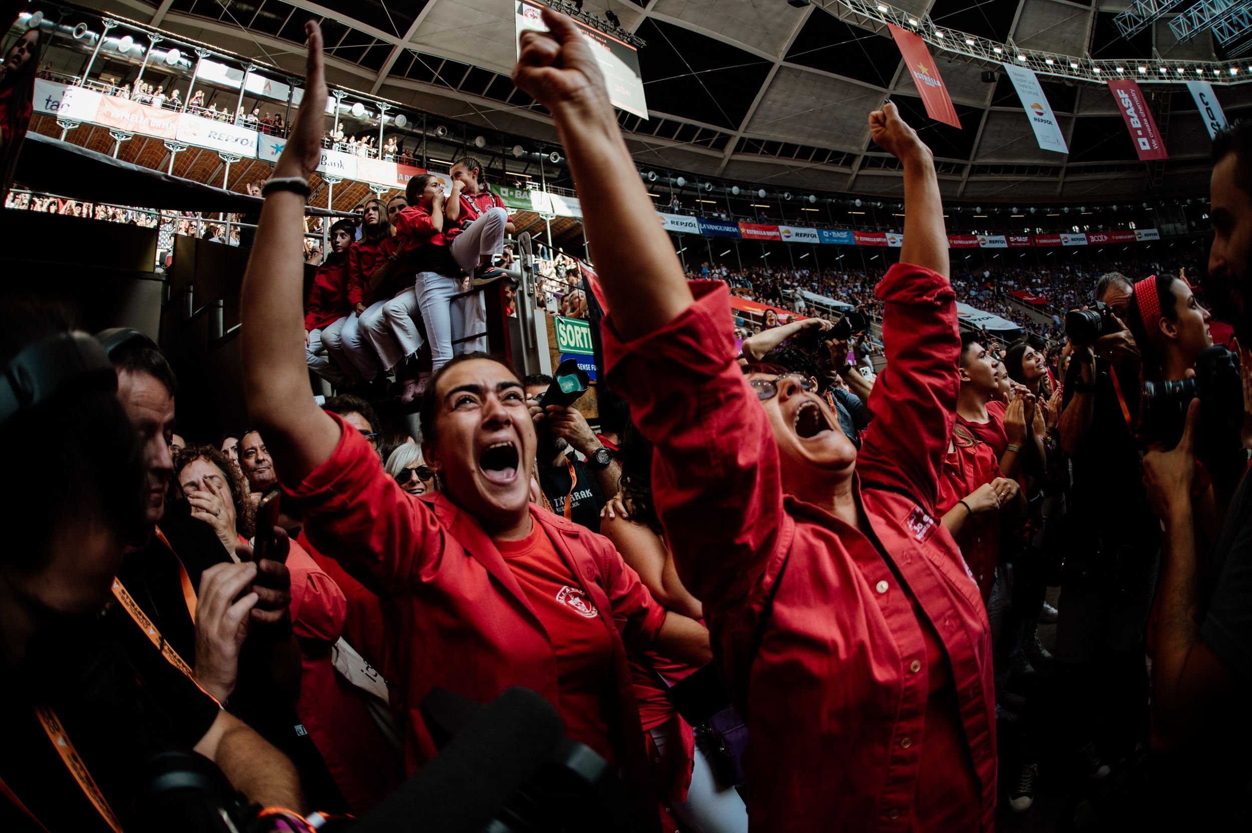 Les millors imatges de la jornada de diumenge del Concurs de Castells 2024