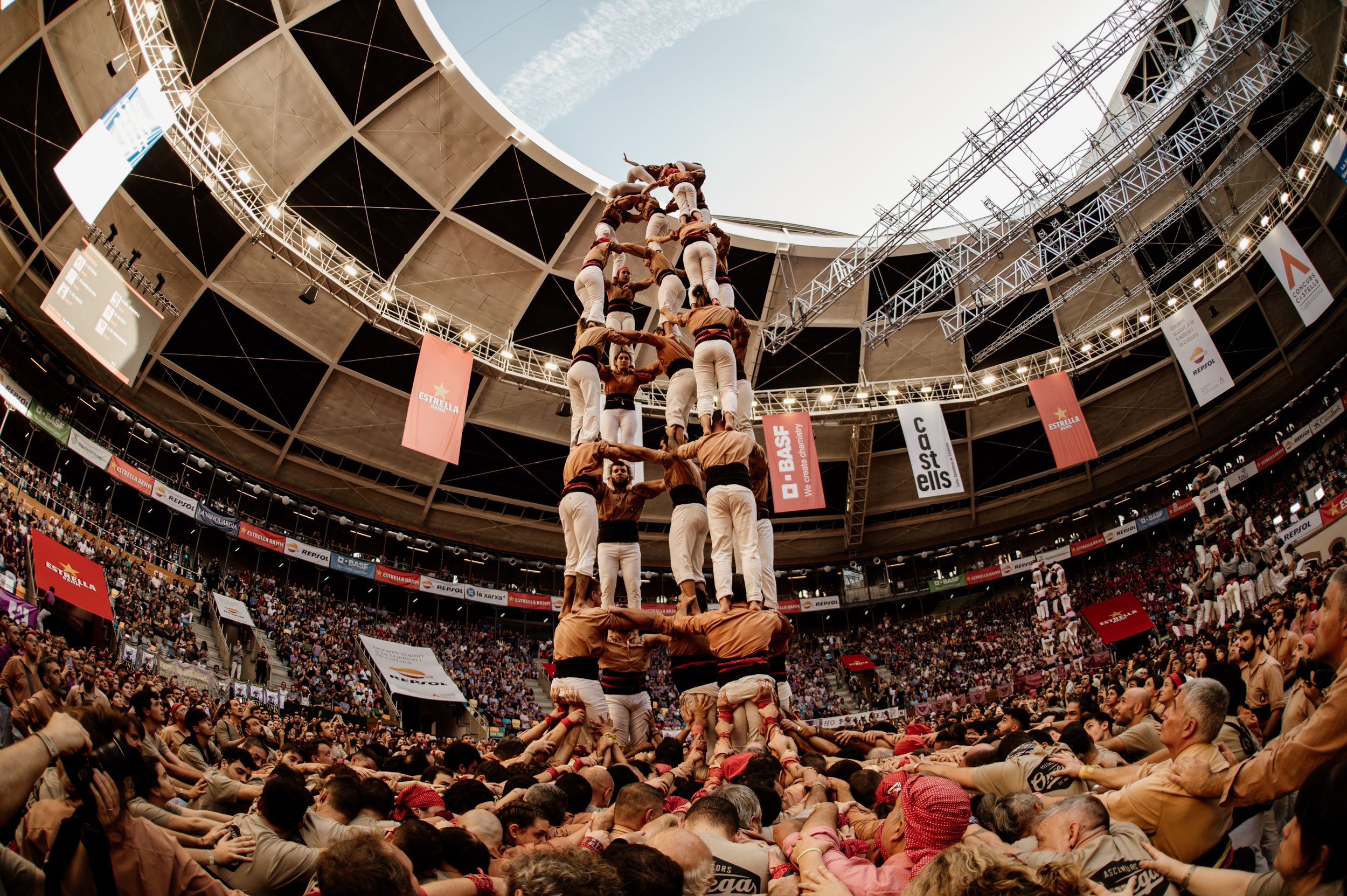 Les millors imatges de la jornada de diumenge del Concurs de Castells 2024