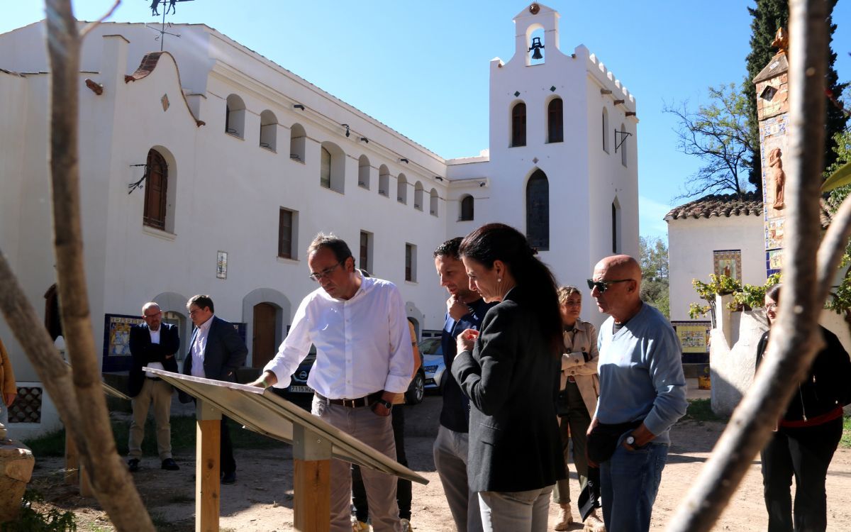 El president del Parlament, Josep Rull, ha visitat el Priorat.