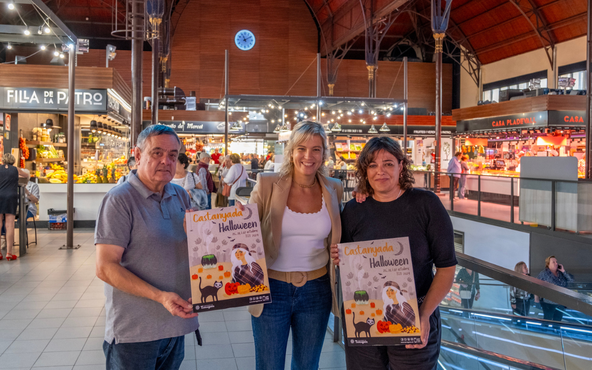 La programació de Halloween i la Castanyada de Tarragona s'ha presentat el Mercat Central.