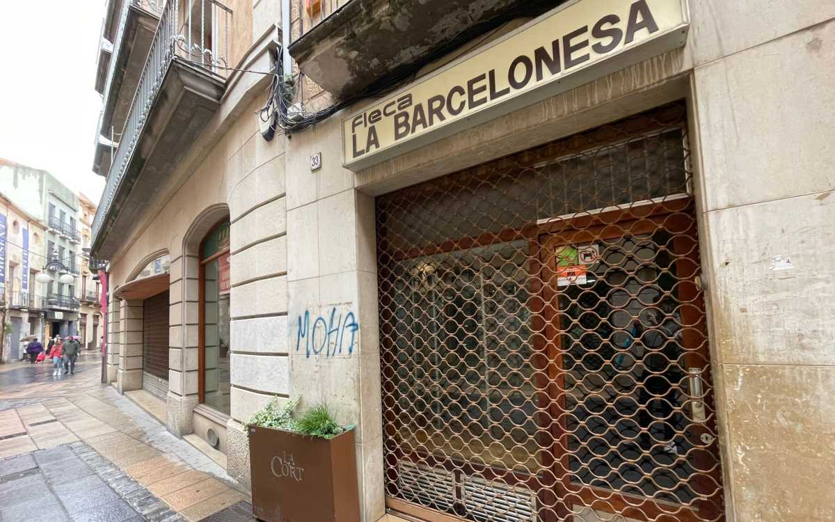 Imatge de la Fleca Barcelonesa, tancada