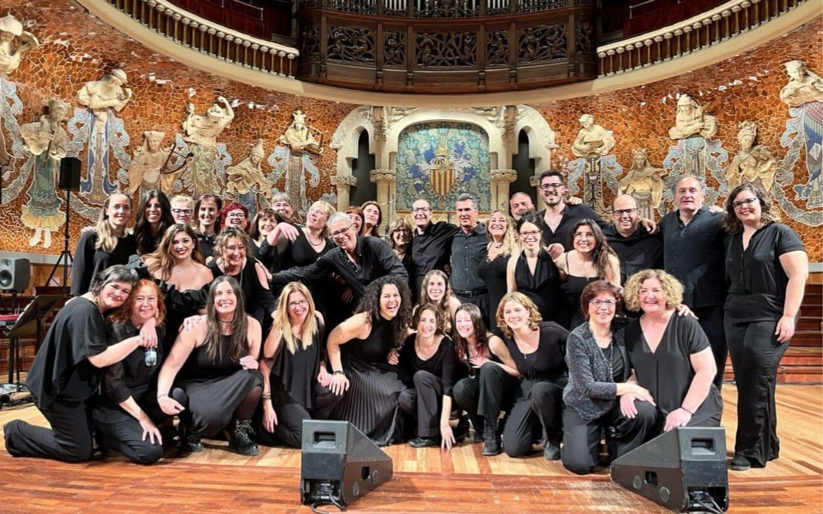 Imatge d'arxiu del grup Esclat Gospel Singers, al Palau de la Música de Barcelona