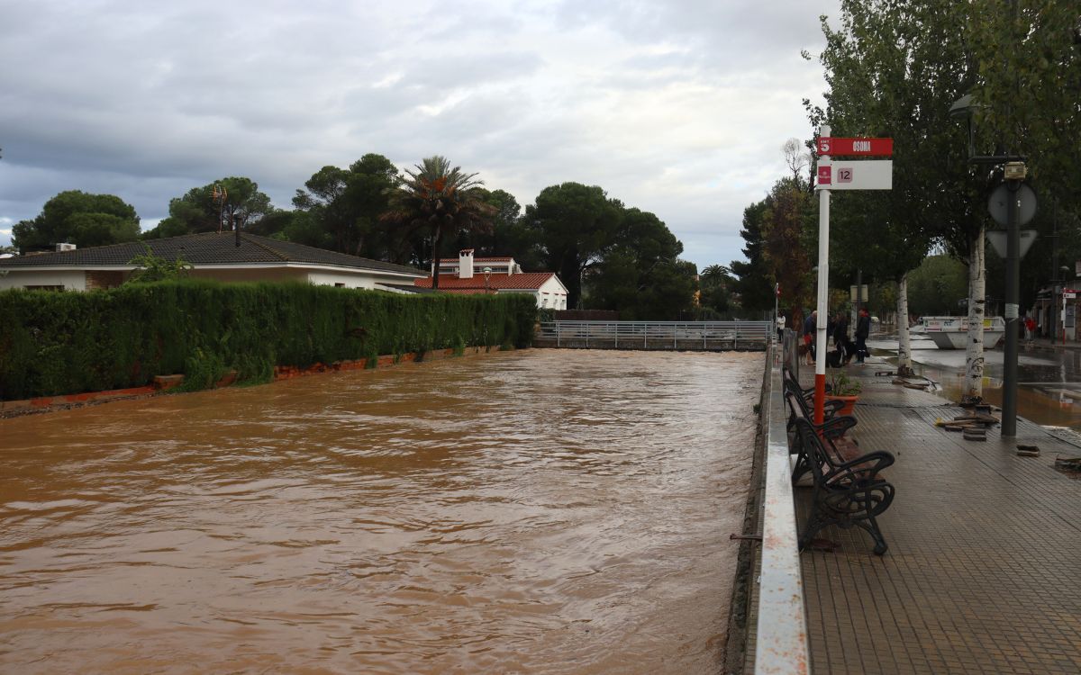 Imatge d'arxiu dels últims aiguats al barranc de la Móra a Tarragona