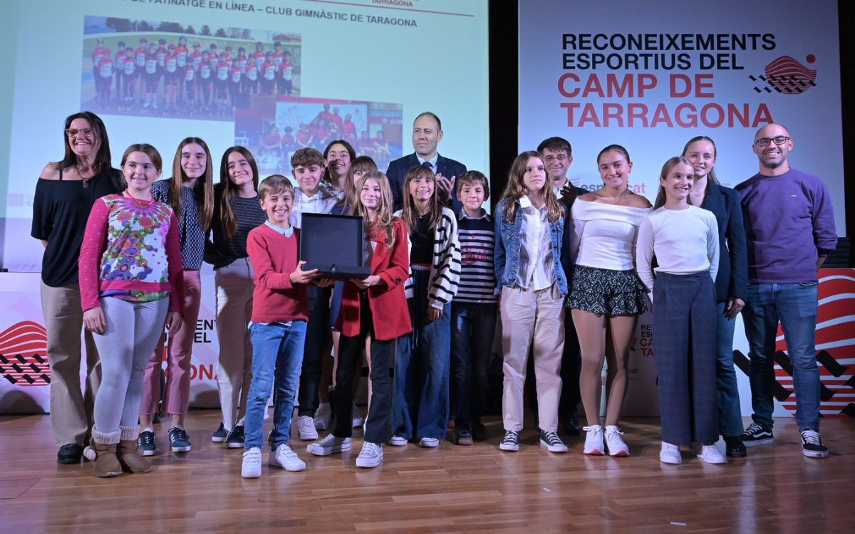 El patinatge en línia del Nàstic va ser guardonada com la millor secció