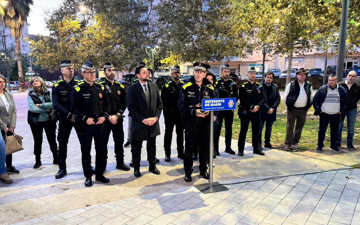 La presentació dels referents de barri de la Guàrdia Urbana de Tarragona s'ha fet al barri de Sant Pere i Sant Pau.