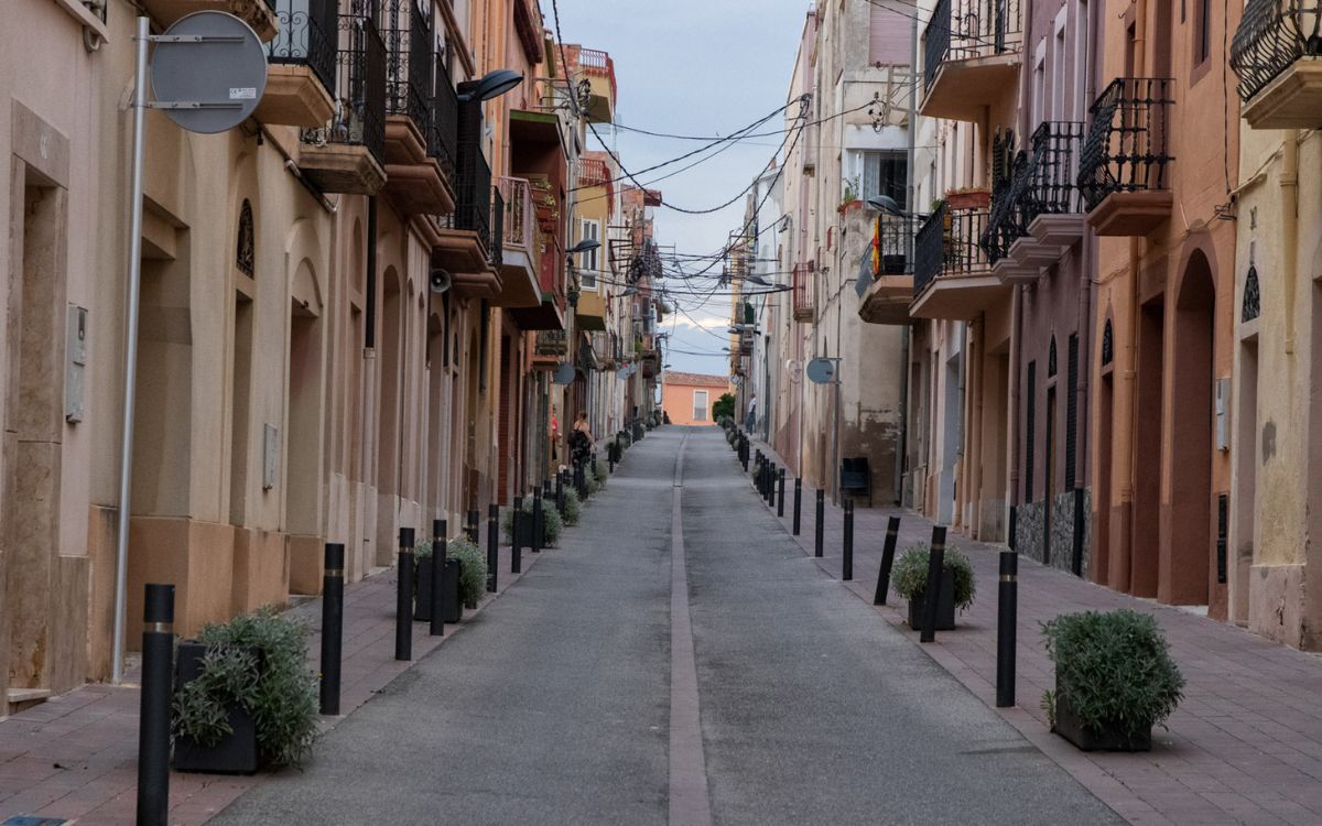 Imatge d'arxiu del carrer de Sant Plàcid del Morell