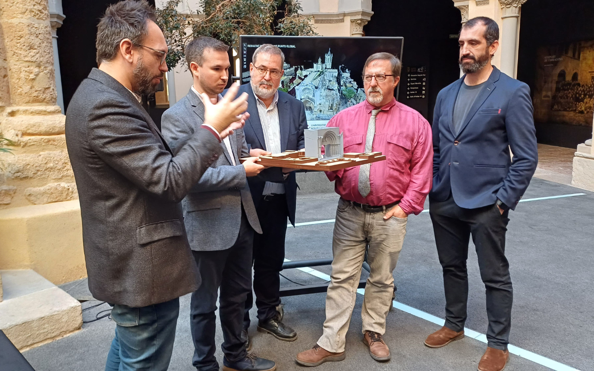 La presentació dels resultats de la digitalització de la Catedral de Tarragona s'ha fet el Centre Cultural El Seminari.