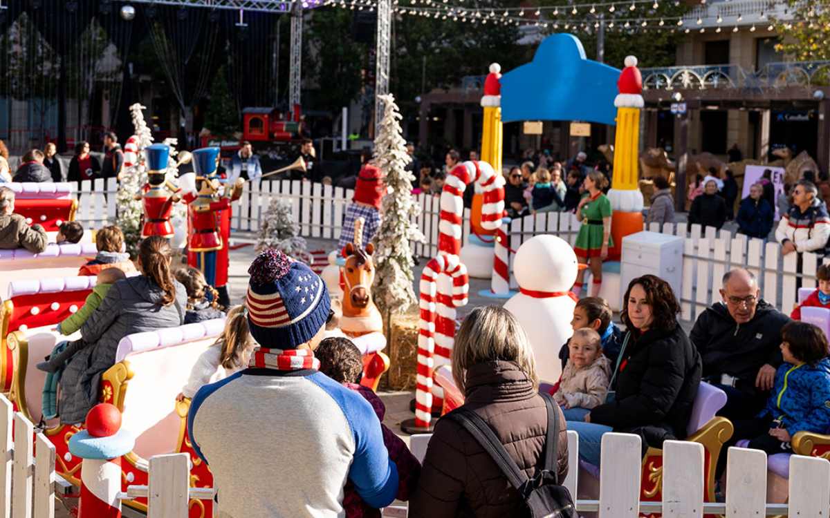 Imatge d'una de les activitats de Nadal al Pati