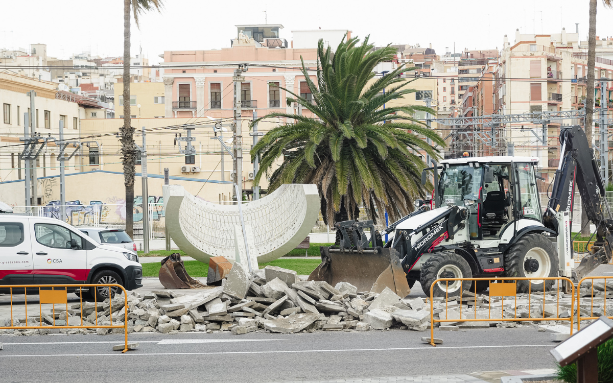 Les obres de la primera fase del nou Parc del Port han començat en els darrers dies.