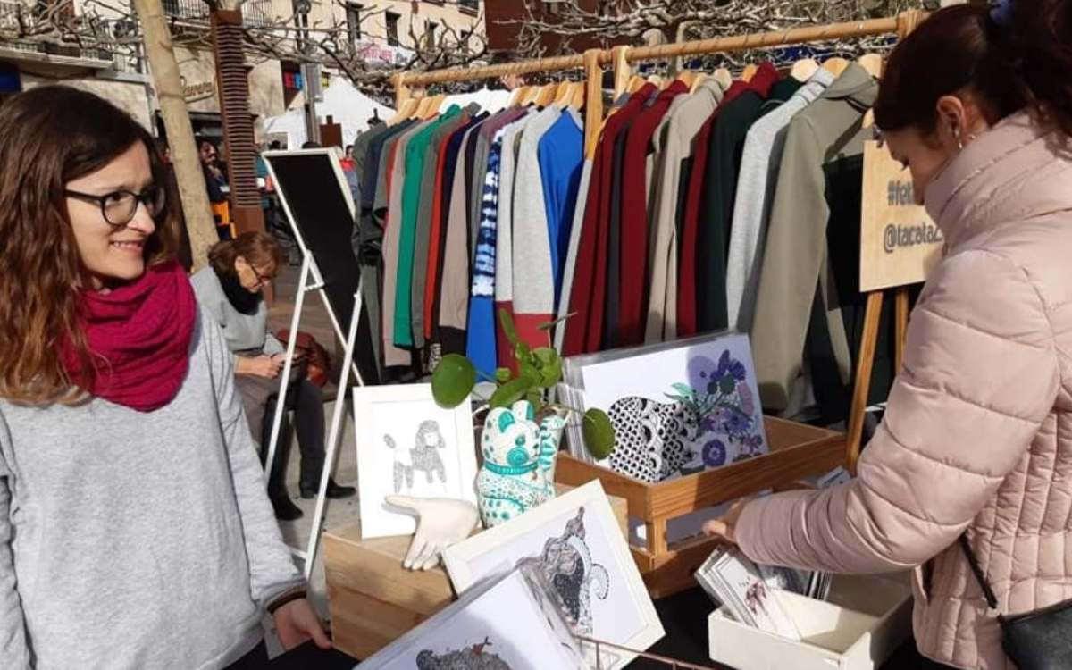 Imatge d'una edició anterior del Mercat d'Art Jove