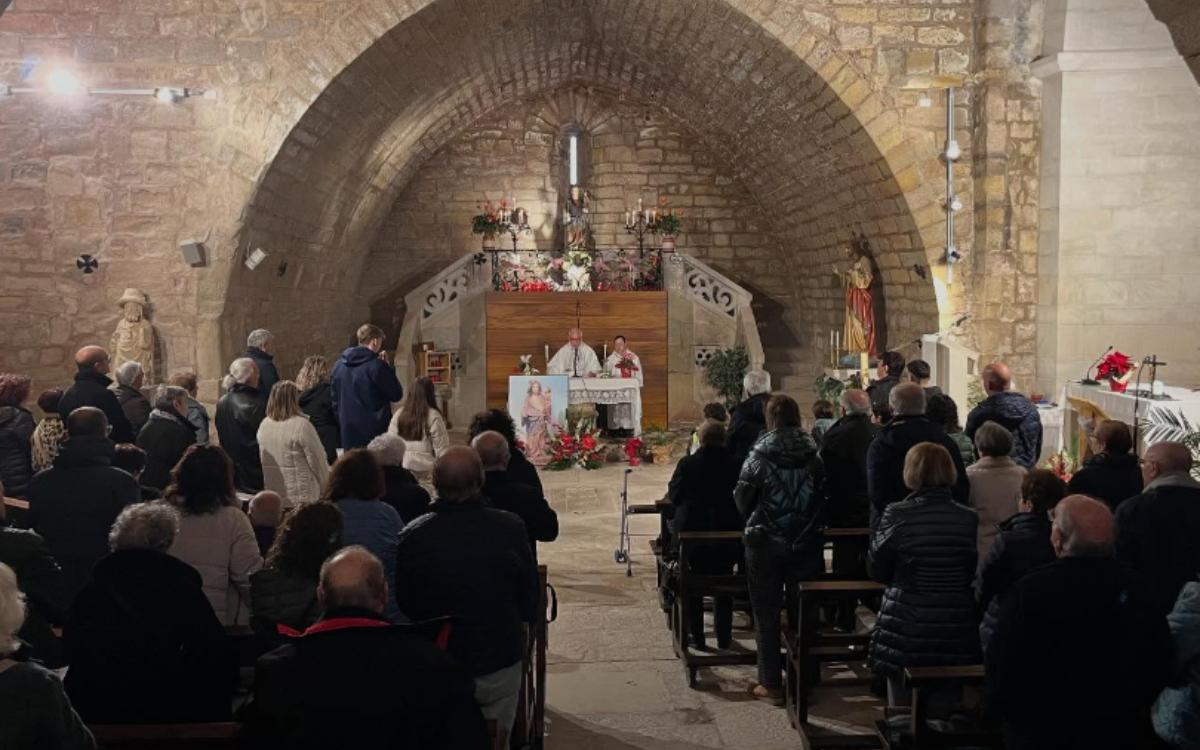 Imatge de la celebració dels 700 anys de la festa de la Mare de Déu de la Salut