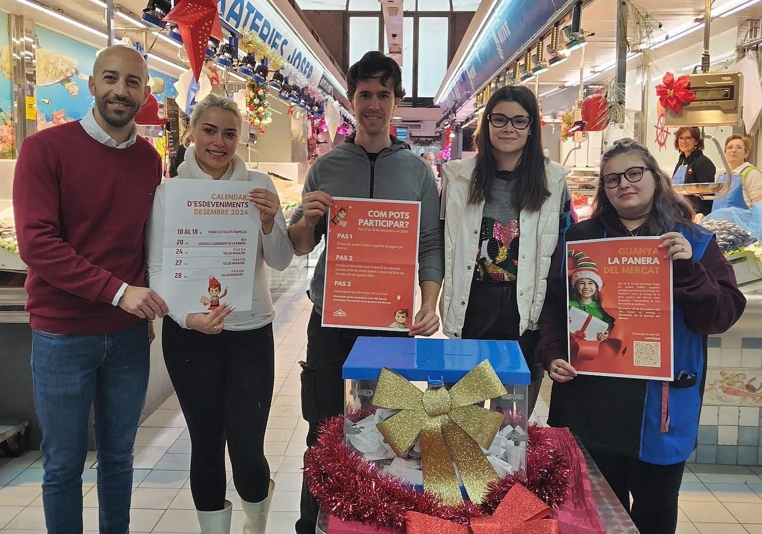 Presentació de la Panera de Nadal del Mercat Municipal del Vendrell