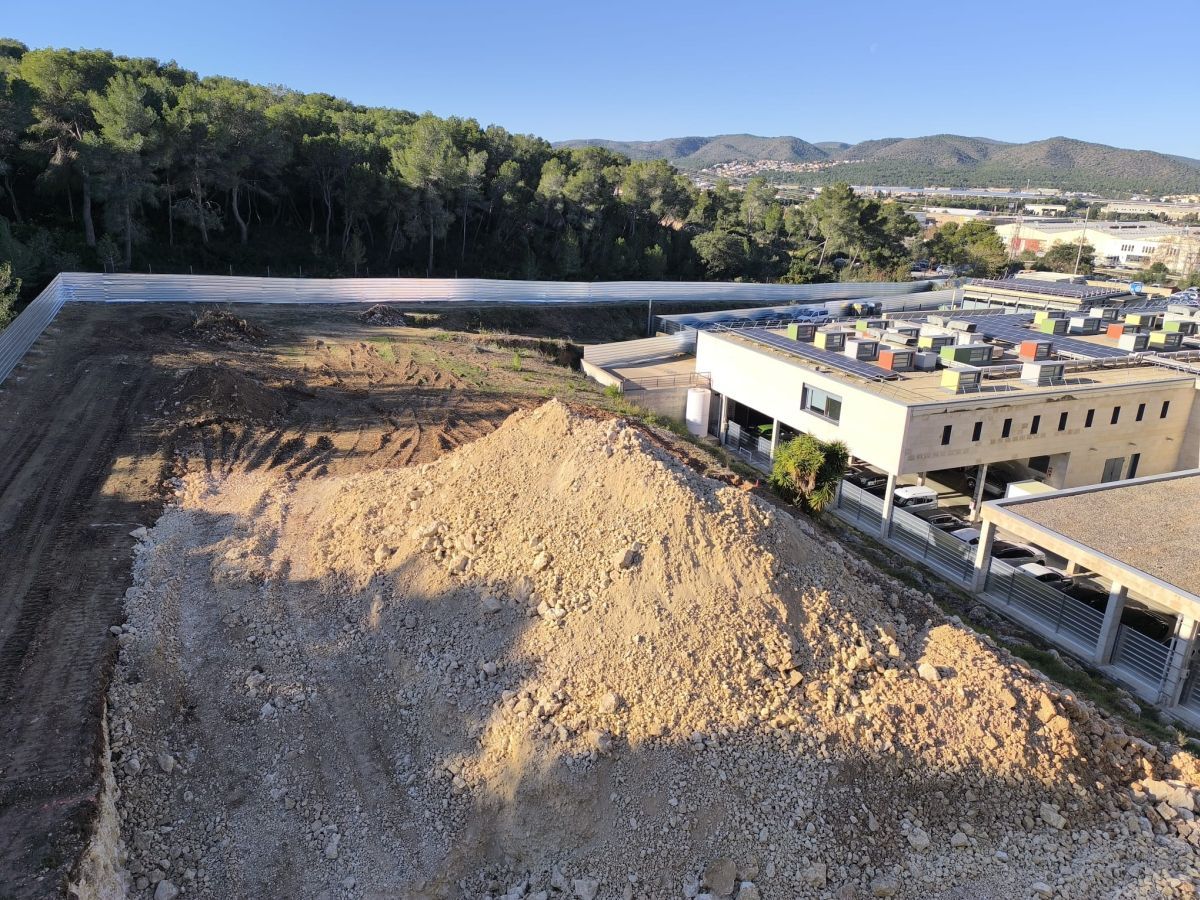 Obres de l'aparcament de l'Hospital