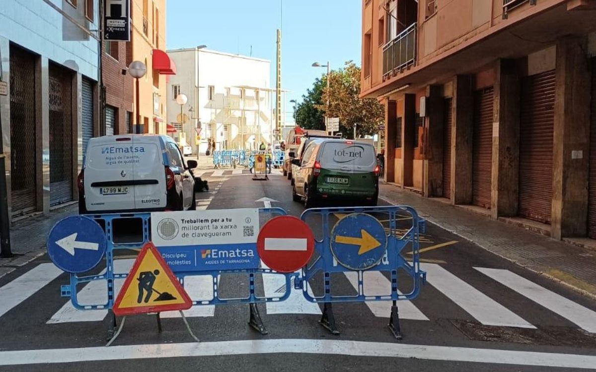 Les obres en dos zones de Tarragona comportaran afectacions en la circulació de vehicles.