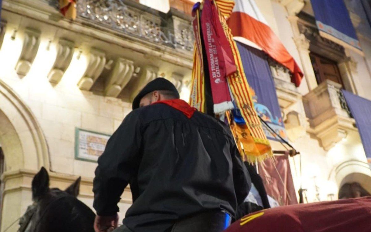 Imatge de la cercavila de la bandera de Sant Antoni