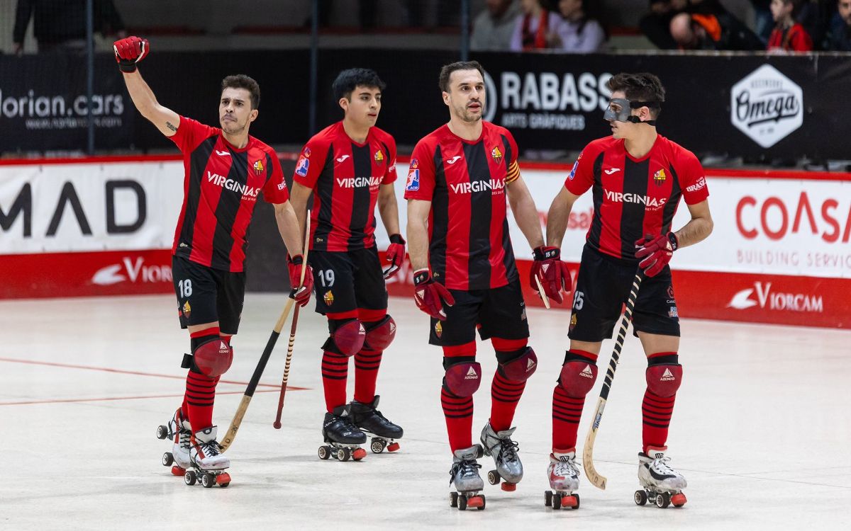 Imatge d'arxiu de l'equip Reus Deportu d'hoquei patins