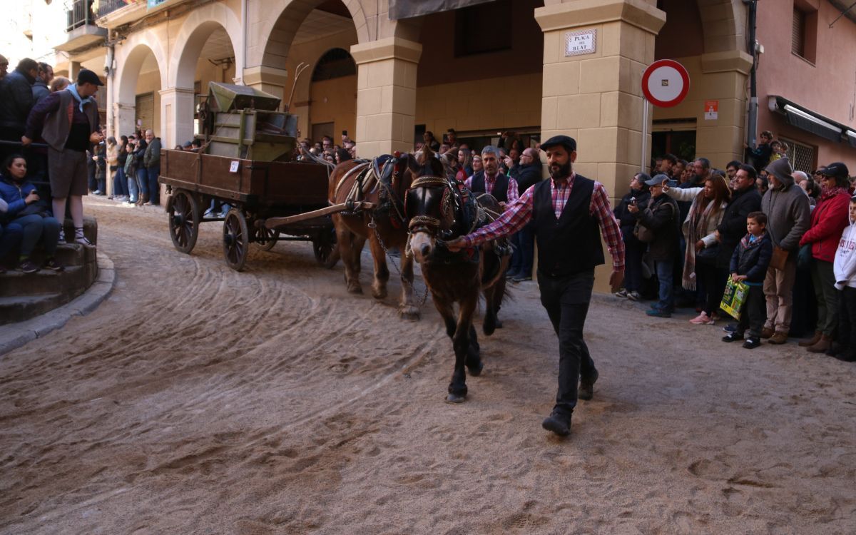 Valls ha encetat el calendari català dels Tres Tombs.