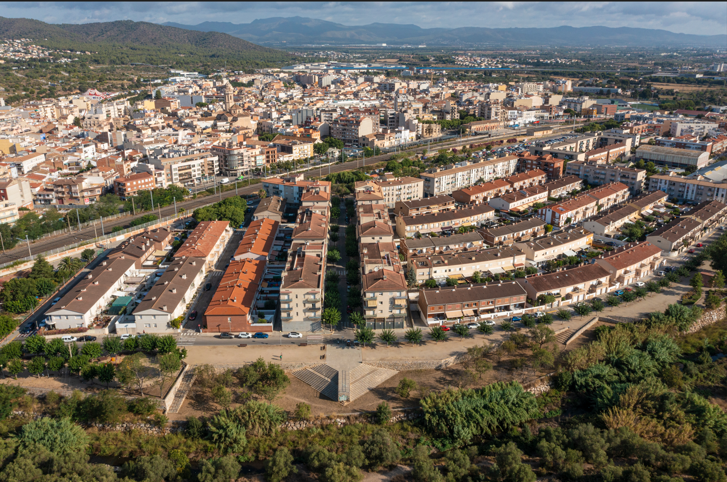 Vista aèria del Vendrell