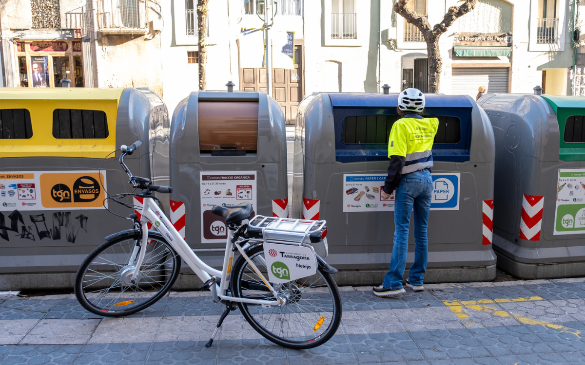 L'equip d'inspecció de neteja pública de l'Ajuntament de Tarragona està format per tres persones.