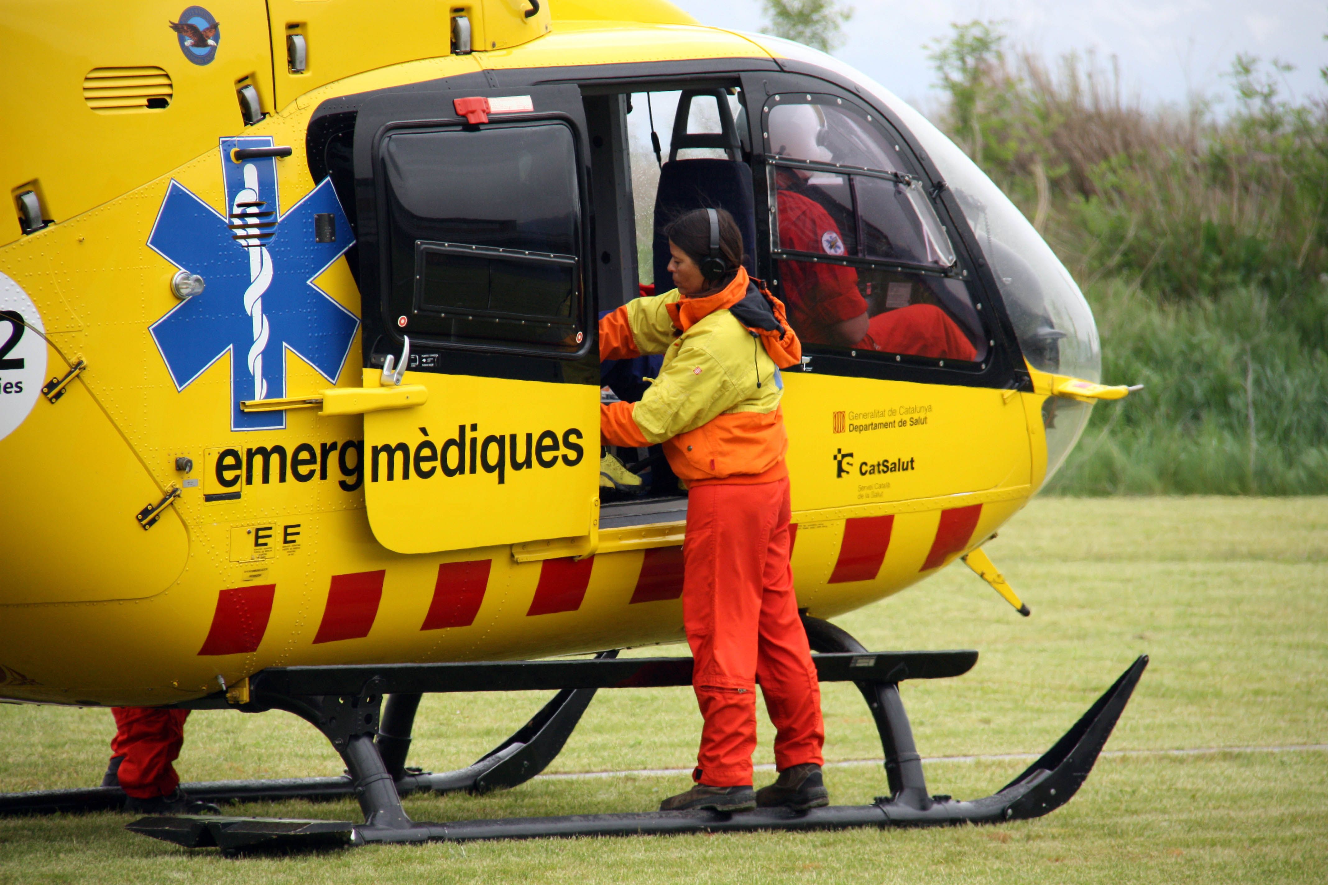 Un helicòpter del SEM, en una imatge d'arxiu