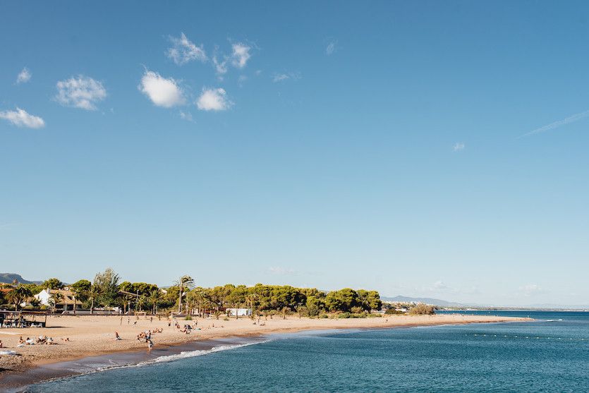 La platja de Punta del Riu, en una imatge d'arxiu