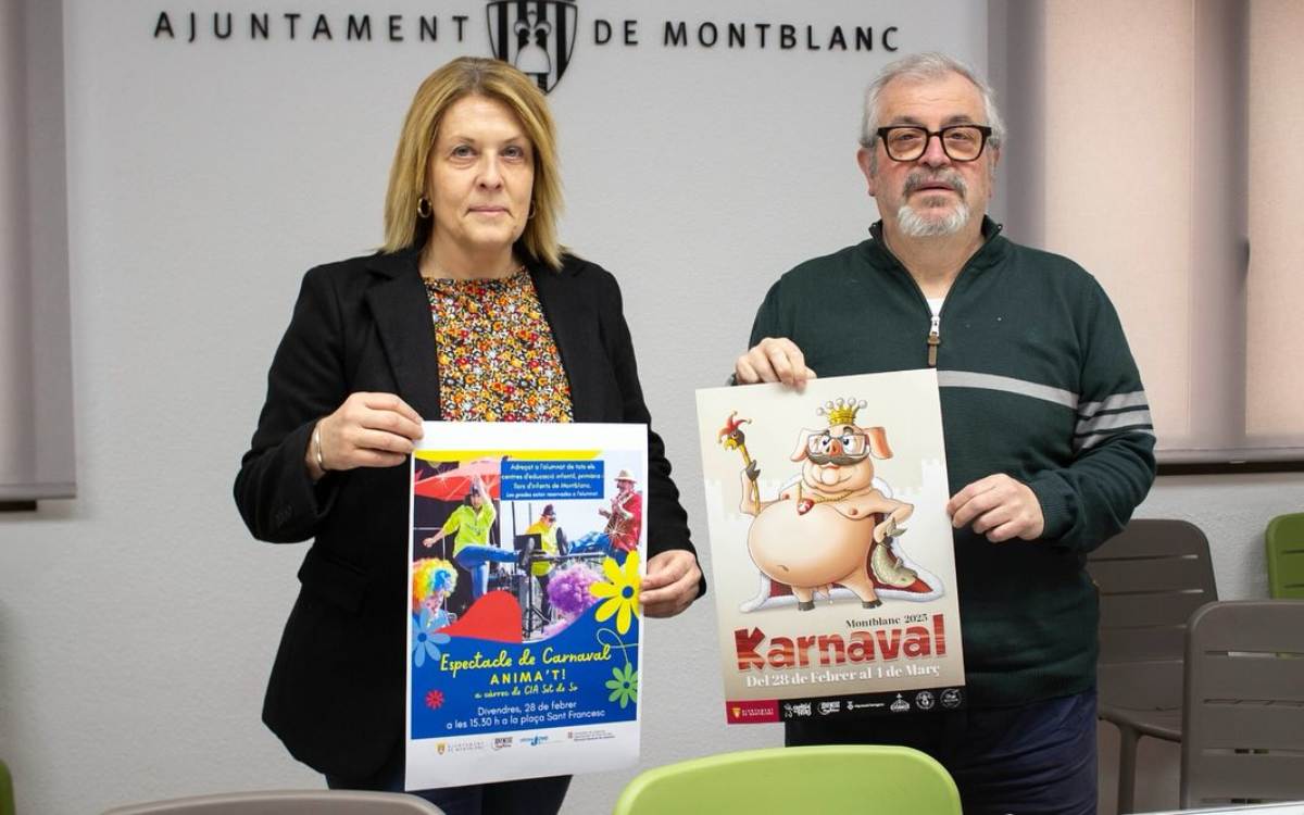 Imatge de la presentació del cartell de Carnaval 2025