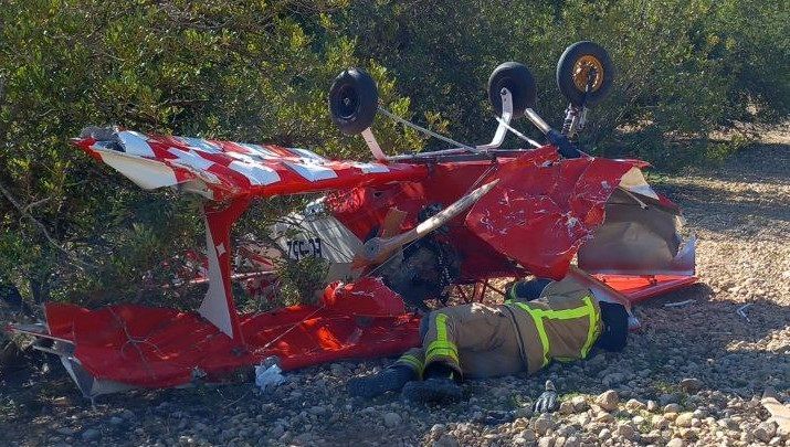 L'accident d'avioneta a Vallmoll