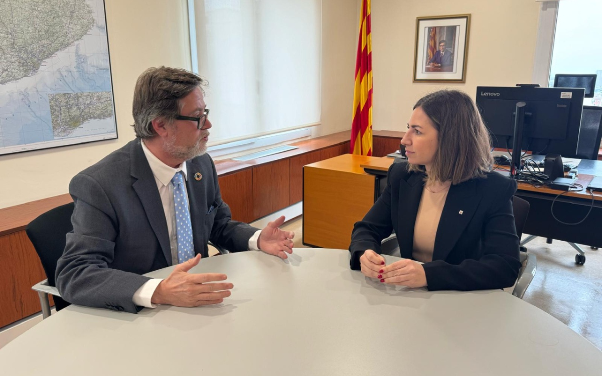 Santiago Castellà i Lucía López s'han reunit aquest dimecres 12 de febrer.