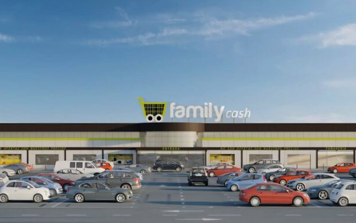 El nou centre comercial tindrà un hipermercat Family Cash, amb més de 5.000 metres quadrats de superfície.