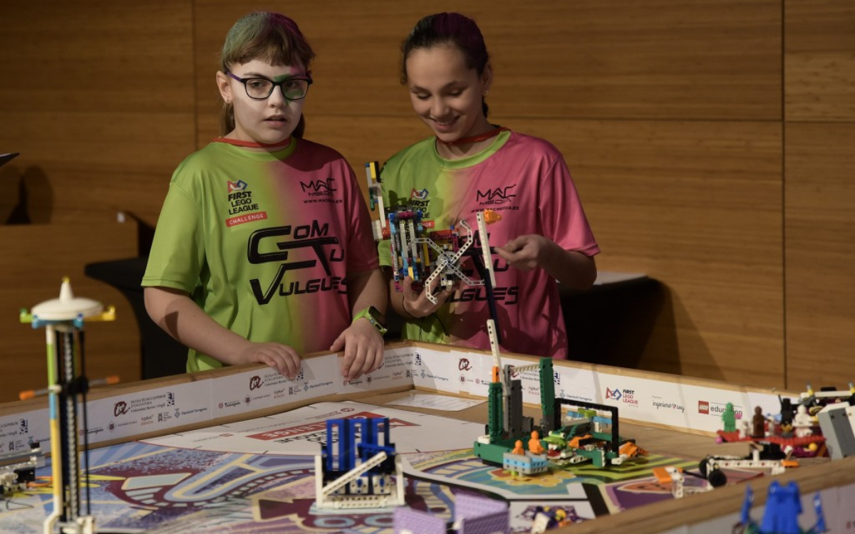 Imatge de l'edició del 2024 de la FIRST LEGO League Tarragona-Reus.