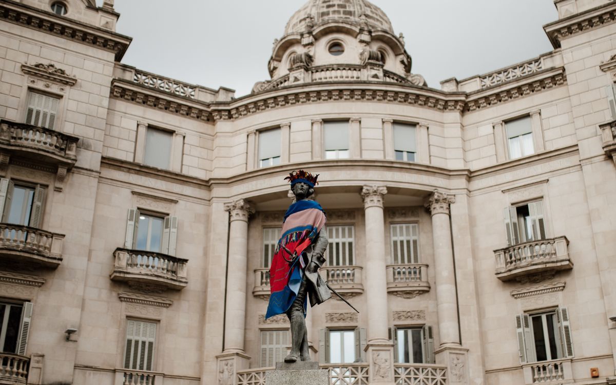 El 'Condesito' disfressat de gegant Indi.