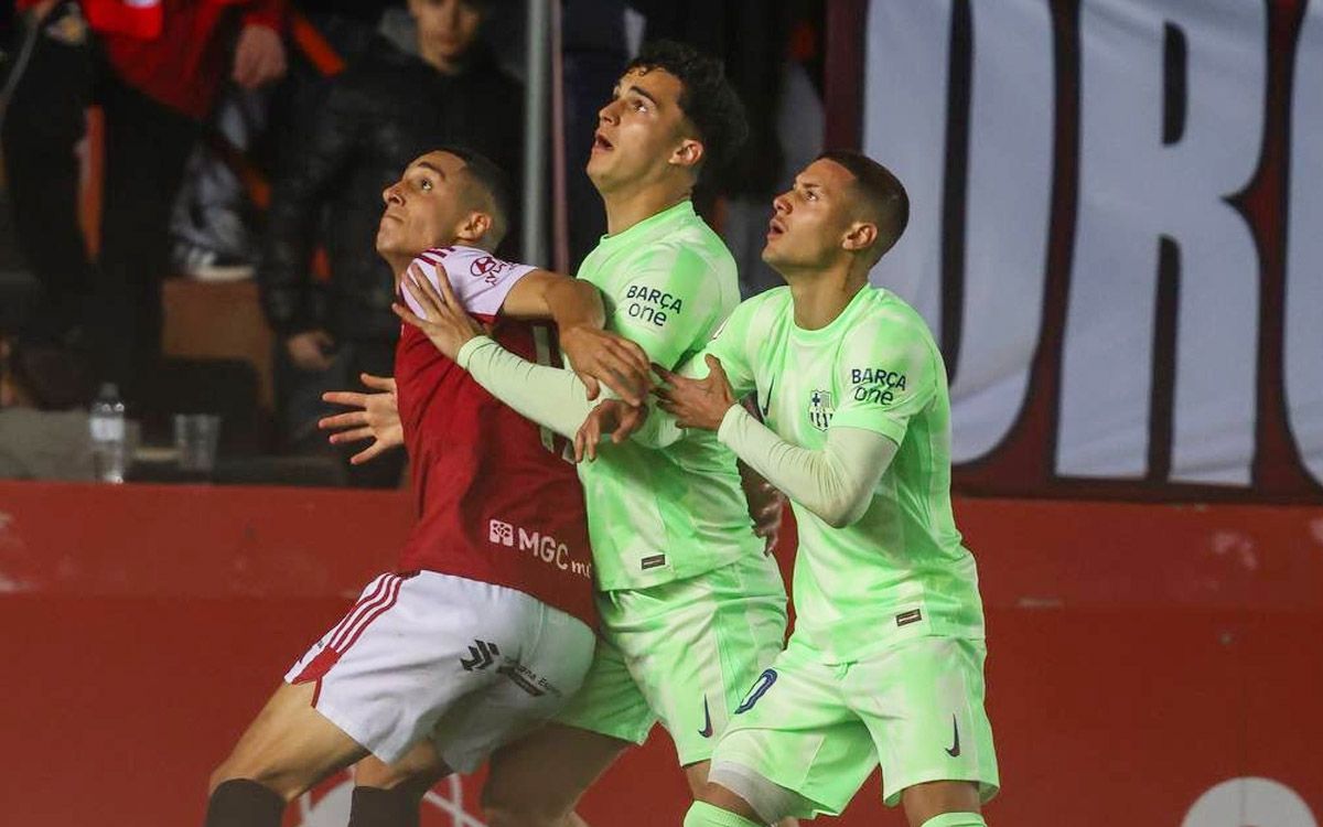 El Nàstic s'endú els tres punts contra el Barça Atlètic en el partit de la jornada 26 de Primera RFEF