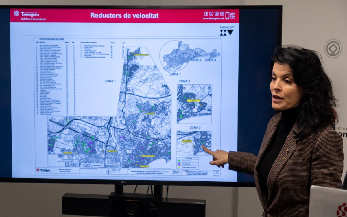 Pròximament s'iniciarà la instal·lació dels reductors de velocitat a Tarragona.