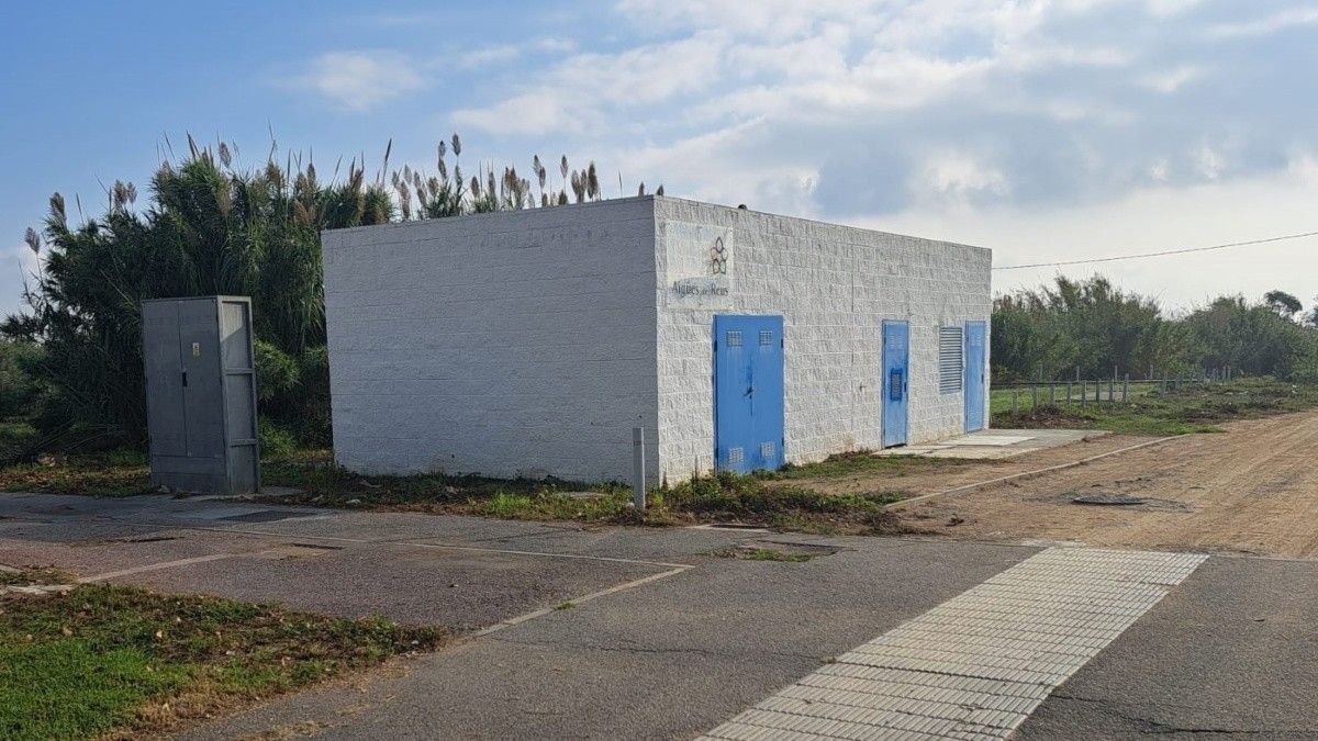 Imatge de l'Estació de Bombament d’Aigües Residuals de Villablanca on es faran les obres.